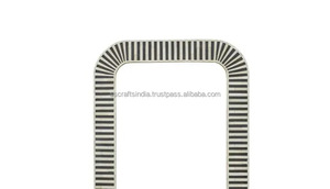 El mejor espejo con incrustaciones de hueso indio tradicional con marco artesanal para sala de estar y acento de entrada disponible a buen precio - Product Image 4