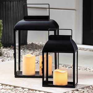Unique Design Metal <b>Candle</b> <b>Lanterns</b> Black Gold Color Curved Dome Shape Modern Luxury Eco-Friendly Home Decor Outdoor Christmas - Product Image 4