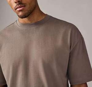 เสื้อยืดโอเวอร์ไซส์ผู้ชายดีไซน์ใหม่ ผ้าฝ้าย 100% สวมใส่สบายสำหรับฤดูร้อน ระบายอากาศได้ดี แห้งเร็ว ขายส่ง - Product Image 5