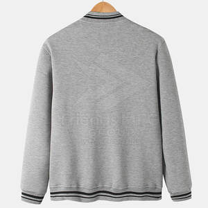 Chaqueta de Invierno Varsity para Hombre de Bajo Precio y Alta Calidad, con Cuello Alto, Logotipo Frontal, Ecológica, Ligera, Informal, para Uso en Exteriores - Product Image 2