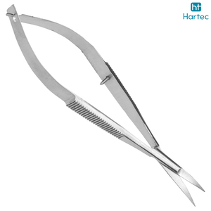 Ciseaux à cuticules à ressort 2026 à lames courbées en acier inoxydable, couleur argent, qualité supérieure, personnalisables, OEM ODM - Product Image 3