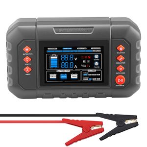Chargeur de batterie de voiture intelligent 25A 6V/12V/24V pour batteries au lithium ternaire, LiFePO4, et au plomb-acide (Gel/AGM) avec écran LCD de 3,4 pouces - Product Image 1