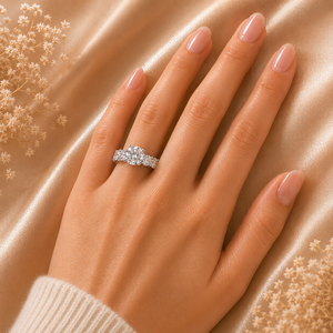 Anillo de Diamante Cultivado en Laboratorio con Corte Redondo, Talla 6.25 de EE. UU., en Plata 925, Oro 9K, 14K, 18K, para Joyería Femenina y Anillos de Compromiso - Product Image 1