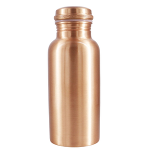 Botella de Agua de Cobre Puro 100% Martillada a Mano, Nuevo Diseño, para Hogar, Oficina, Escuela, Ejercicio, Gimnasio, Correr, Yoga, 1 Litro - Product Image 3