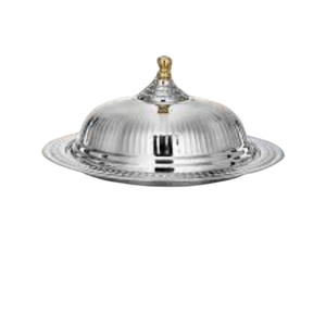 Ensemble de brûleurs d'encens arabes en or de luxe, en métal, en forme de croissant de lune et d'étoile, avec pinces et plateau de service, élégant cadeau pour le Ramadan - Product Image 6