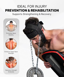 Harnais de musculation Misha Sports Fitness en néoprène, chaîne en acier robuste de 30 pouces, fermeture à boucle, respirant, antidérapant - Product Image 6