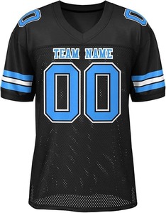 Maillot d'entraînement de football américain unisexe personnalisé de haute qualité - Respirant, grande taille, manches longues, 100% polyester mesh, toutes saisons - Product Image 3