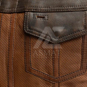 Gilet de moto sans manches pour homme de haute qualité, style motard urbain, collection 2026 - Product Image 3