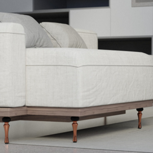 Patas de aluminio para muebles de 4, 6 y 8 pulgadas, repuesto moderno para sofá, soporte resistente para gabinetes, embalaje para envío, herrajes para sala de estar - Product Image 1