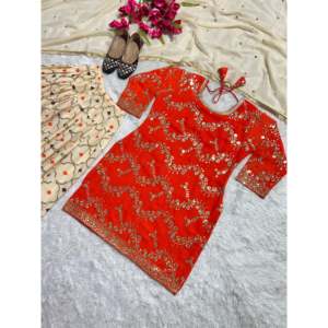 Conjunto de ropa de fiesta de diseñador para mujer Top Patiala Salwar Dupatta - Product Image 3