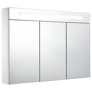 Mueble de Baño Blanco y Plateado con Espejo LED - Product Image 2