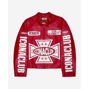 Veste de motard en cuir véritable pour homme Leathertex, collection automne, avec fermeture éclair et col montant, séchage rapide - Product Image 3