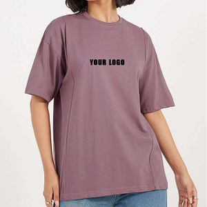 เสื้อยืดผู้หญิงคุณภาพสูงสำหรับฤดูร้อน ขายส่ง แขนสั้น ผ้าโพลีเอสเตอร์/คอตตอนคุณภาพสูง รับสกรีนโลโก้ - Product Image 4