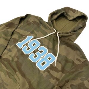 Sweat à capuche camouflage en polaire douce, pull à manches longues, vêtement décontracté pour l'extérieur, streetwear, mode - Product Image 2