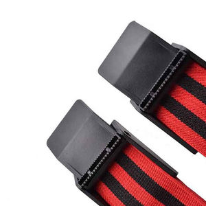 Bandas de Oclusión de Flujo Sanguíneo Ajustables para Entrenamiento de Cadera con Guía de Ejercicios, Bandas de Restricción de Tela para Entrenamientos - Product Image 4