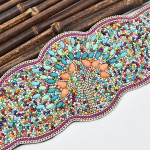 Ceinture élégante faite à la main, légère et brodée pour femmes, art floral traditionnel, design personnalisable, finition haut de gamme, AALIYAN IMPEX - Product Image 6