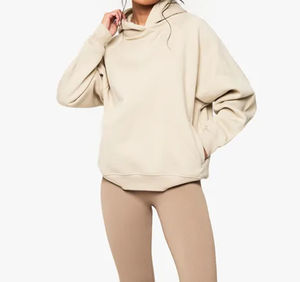 Sudadera con Capucha Extra Grande de Lujo Personalizada, 100% Algodón, Felpa Gruesa, para Mujer - Product Image 2