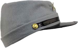 El producto es un sombrero Kepi de lana para hombre de la marca Jacobson Hat Company, modelo Civil W, en color gris. - Product Image 4