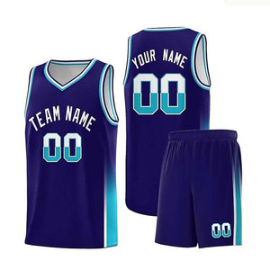 Diseña tu propio uniforme de baloncesto con nombre, número y logotipo, uniforme de baloncesto de color sólido, uniformes sublimados - Product Image 2