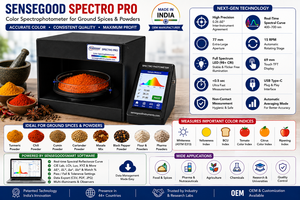 เครื่องมือวัดสีแบบพกพา Sensegood Instruments SpectroPro การสื่อสารผ่าน USB แหล่งกำเนิดแสง LED ทดแทน Konica Minolta CR400/CR410 - Product Image 3