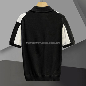 Camiseta de hombre más vendida hecha a medida con logotipo de secado rápido y largo para el verano precio al por mayor venta en línea - Product Image 5