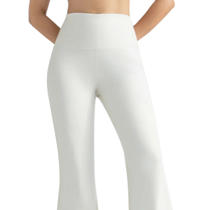 Conjunto de Yoga Personalizado para Mujer, Top Corto y Leggings Acampanados, Ropa Deportiva para Gimnasio, Fitness y Entrenamiento, Venta al Por Mayor, OEM, ODM - Product Image 3