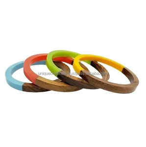 Brazaletes de resina hechos a mano | Calidad Premium, diseños elegantes con colores llamativos para declaraciones de moda únicas - Product Image 4