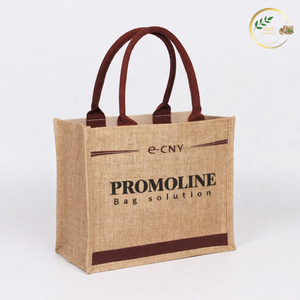 Sac de courses en toile de jute imprimée pour événements promotionnels et d'entreprise - Product Image 5