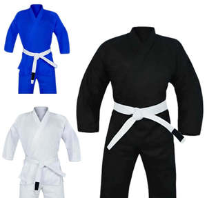 Kimono de Jiu Jitsu, Kimono de Jiu Jitsu Económico, Liso, 100% Algodón, Profesional, para Entrenamiento de Bjj, Judo, Karate - Product Image 5