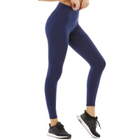 Celana Yoga spandeks kustom wanita, pakaian Fitness tanpa kelim dengan Legging kontur Legging Yogurt