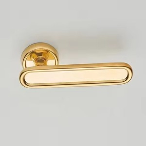 Manija de puerta de latón elegante, tirador decorativo para puertas de madera, dormitorio, sala de estar, oficina, gabinete, herrajes para muebles - Product Image 2