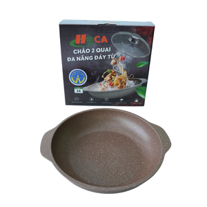 Cacerola de lujo de aleación de aluminio de 20 cm de diámetro, diseño de caja de regalo, compatible con todo tipo de estufas, cerámica antiadherente - Product Image 1