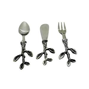 Ensemble de couteaux à fromage élégants en acier inoxydable, compatibles lave-vaisselle, alliant fonctionnalité pratique et élégance décorative pour - Product Image 3