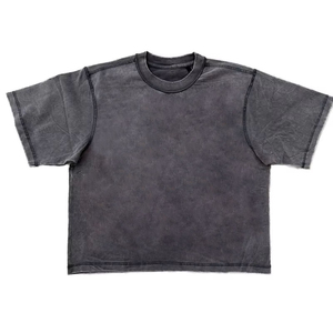 Camiseta Ringer Personalizada 100% Algodón 280g, Corte Holgado, Costuras Reforzadas, Tejido Sólido, Camisetas para Hombre - Product Image 1