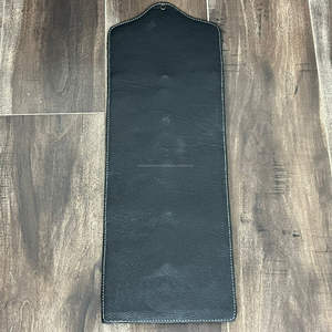 Nouveau support mural en cuir de vachette avec accent turquoise et motifs floraux, pour foulards, torchons de cuisine et décoration intérieure - Product Image 6