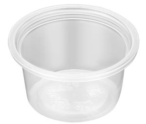 Clear Plastic Portion Cup 0.75oz Disposable Snack <b>Container</b> Minimalist Design - Product Image 1