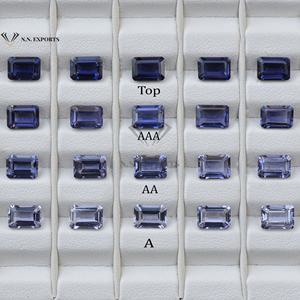 5x7mm Natural Iolite Faceted Octagon Cut Loose Gemstone <b>Hot</b> Selling Bulk Iolite <b>Stone</b> For Handmade Jewelry Best Gifts Items 2025 - Product Image 1