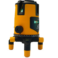 Niveau laser rotatif vert 5 lignes 360°, nouvelle génération industrielle et DIY, deux batteries au lithium, indice de protection IP54, auto-nivelant, portée 7-30m