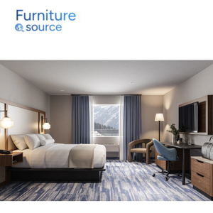 Paquete de muebles de hotel Fairfield Inn: Juego de dormitorio moderno y elegante para proyectos de hostelería del fabricante de muebles de Vietnam - Product Image 4