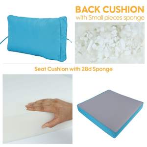 Sky Blue <b>Outdoor</b> Patio Furniture Replacement <b>Cushions</b> Deep Seat <b>Sectional</b> <b>Outdoor</b> Pillows & <b>Cushions</b> - Product Image 5