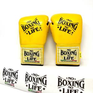 Gants de boxe faits main en cuir de vachette véritable, logo imprimé, personnalisables, modèle RL-BG-217 – Vente chaude - Product Image 4