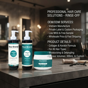 Après-shampoing démêlant, livraison rapide, conception d'emballage personnalisée, tous types de cheveux - Product Image 1