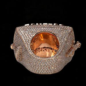 Anillo de Compromiso de Oro Sólido de 18K con Perla de Agua Dulce y Piedras Naturales, Diseño Animal, Chapado en Rodio de Lujo, AMBER JEWELS - Product Image 4