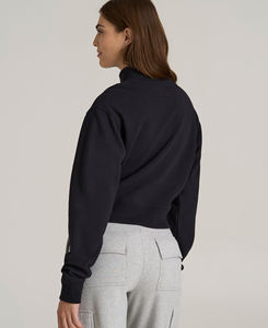 Sudaderas de Invierno para Mujer, Talla XS, de Alta Calidad, Estilo Urbano, Forro Polar de Algodón, Transpirables, Cuello Alto con Cierre, MOQ Bajo - Product Image 2