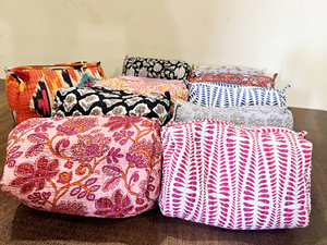 Bolsas de Maquillaje Acolchadas de Algodón, Estampadas, Impermeables, Organizador de Viaje, Bolsas de Aseo para Mujer, Venta al Por Mayor - Product Image 4