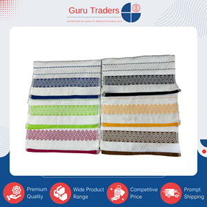 Servilletas de Cocina Reutilizables y Lavables de Polialgodón |   Paño de cocina rectangular con tejido jacquard y diseño de borde de un vendedor indio - Product Image 3