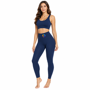 Le tissu extensible actif offre un ajustement confortable et une grande liberté de mouvement pour les leggings femme, idéal pour les séances de sport, l'exercice, le yoga, la course à pied et la marche. - Product Image 1