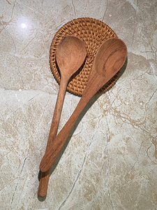 Vietnam Factory Wooden Spoon Flower Shape Natural Wood Kitchen Utensil Handmade Cooking Spoon Bulk Export - Product Image 3