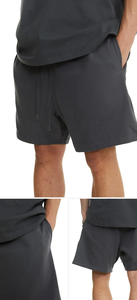 2025 verano venta al por mayor 100% algodón francés Terry sólido gimnasio deportes entrenamiento pantalones cortos logotipo personalizado bordado ecológico transpirable - Product Image 6