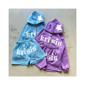 Custom Premium Breathable Shorts Shirt <b>Set</b> 100% Organic Cotton T-Shirt <b>Sets</b> 3D Sublimation Printed Shorts <b>Set</b> for Men - Product Image 1